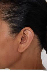 Ear Hair Woman Asian Slim Street photo references